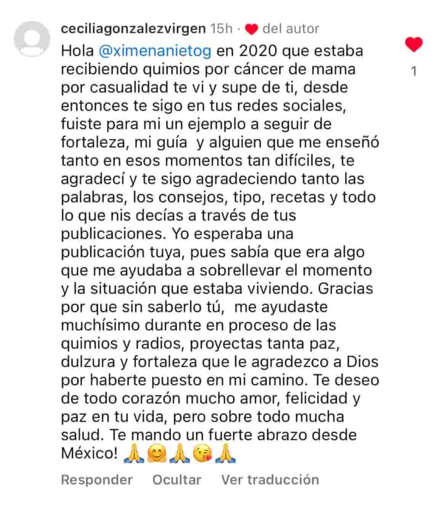 Testimonio cliente 2 Ximena Nieto G.